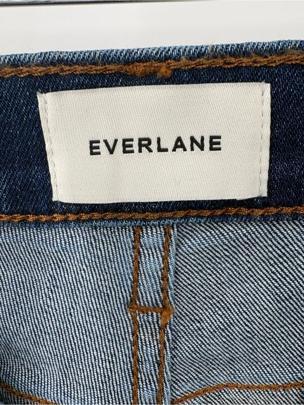 Everlane The High Key Stovepipe Jean High Rise Slim Leg Dark Wash NWT Size 26R